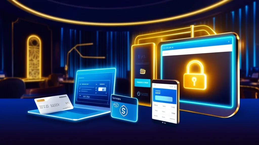 Withdrawal methods and verification checks on a casino payment screen